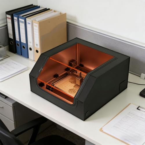 Cubierta protectora con ventilación para máquina de grabado de 700x720x400 mm 6