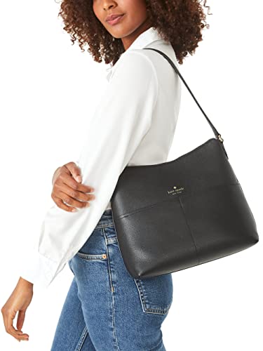 Kate Spade Bailey Textured Leather Shoulder Bag Purse Handbag (Black) #TOP1