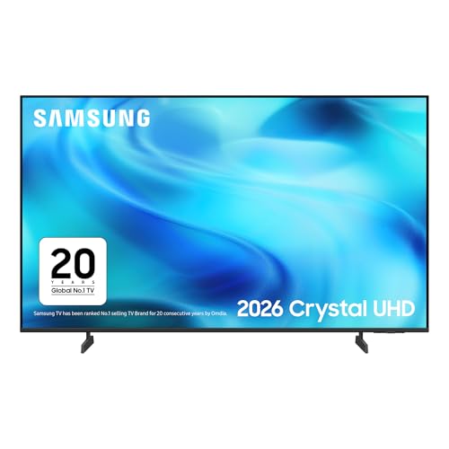 Samsung Smart TV 43 Inch U8020H Crystal UHD 4K TV, HDR10+, Motion Xcelerator, Dynamic Sound Pack, Gaming Hub, Knox Security, Vision AI Companion [2026]