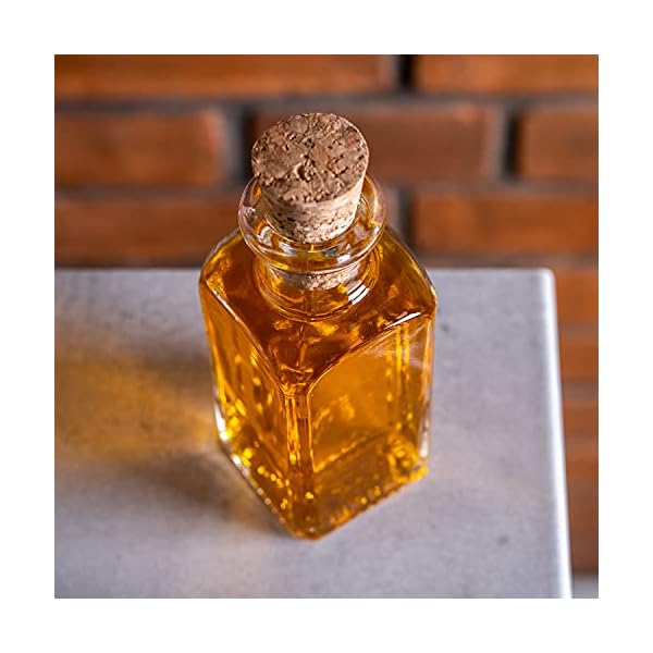 SUPERBUTELKI.PL Glasflaschen Zum BefÃ¼llen 100ml Quadra 50 StÃ¼cke, Elegantes und modernes Glas, Zur Aufbewahrung von Wein, Tinkturen, Leere GlÃ¤ser, Flaschen Mit Korken (50, 100ml) – Bild 8