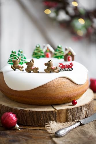 Decora 0500220 6er-Pack Santa Claus Zuckerdekor, 90 g