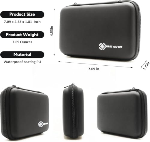 First Aid Kit Mini Small Waterproof Portable Compact Home Car Travel Hiking - image 2