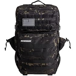 ELITRAINX Mochila 45L Táctica Militar USA Impermeable Deporte, Cabina Avión, CrossTraining, Aire Libre Deportes Gimnasio Portatil by ELITEX TRAINING 4 ELITRAINX Mochila 45L Táctica Militar USA Impermeable Deporte, Cabina Avión, CrossTraining, Aire Libre Deportes Gimnasio Portatil by ELITEX TRAINING (Negro Camuflaje)