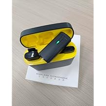 MAYBESTA Lavalier Bluetooth Microphone for iPhone - Mini Lapel Phone Microphones for Podcast Vlogging