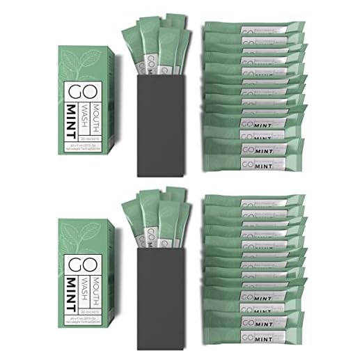 GO Travel Size Mouthwash Packets – Individual Mini Single Packets for Fresh Breath - TSA Compliant - Smart Packet Design to Reduce Travel Bottle Waste. Alcohol-Free.