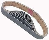 1 1/8 x 21 Silicon Carbide Belts (10 Pk) - Choose Grit or Leather Strop w/Buffing Compound - Fits...