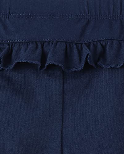 The Children's Place Baby Girl's Legging Pants, Blue Floral/Tidal Plain 2-Pack, 0-3 Months #TOP2