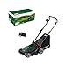 Bosch Cordless Lawn Mower ROTAK18V2-43 (Cutting Width: 43 cm, Height of Cut: 30-75 mm, 40 l Fabric Grass Bag, Mulch Plug, Without Battery)
