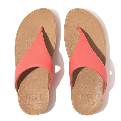 Image of FitFlop Women's Lulu Leather Toe-Post Thong Sandals