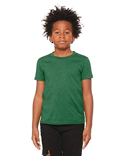 Youth Heather CVC Tee by BELLA + CANVAS