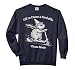 Off to Cause A Kerfuffle Funny Capybara Scooter Chaos Mode Comfort Colors Adult Sweatshirt