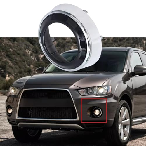 Accesorios de marco bisel para luz antiniebla de Mitsubishi Outlander 2012 5