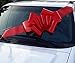 23" Red Car Bow