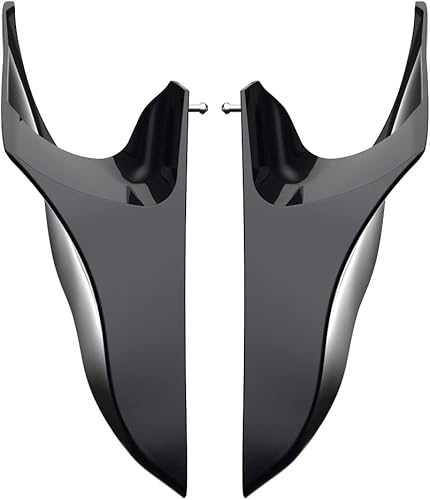 Miniatura 56 de Advanblack Barracuda - Cubiertas laterales estiradas plateadas (brillantes), paneles extendidos para Harley Touring Street Glide Road Glide Electra