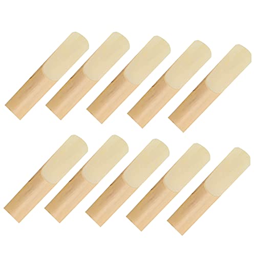 Alto Saxophone Bamboo Reeds with Protective Cover, Musical Instrument Replacement for Sax Parts & Accessories