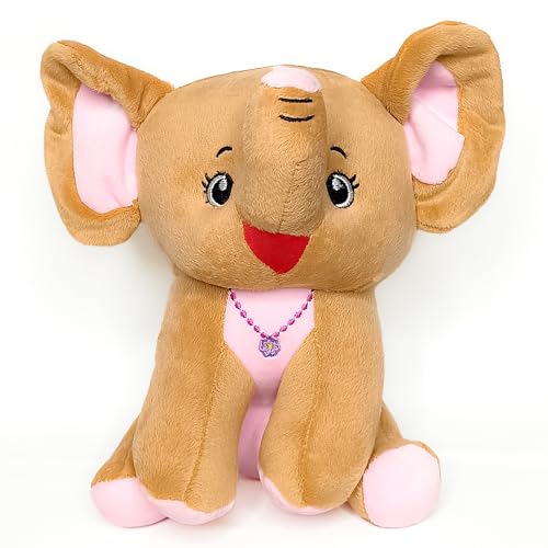 Image of Storescent Soft Toys for Kids - Stuffed Animal Plush Soft Toy for Boys & Girls | Plushie Toy Brown Elephant