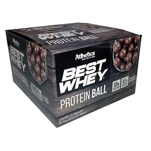 Protein Ball Best Whey - 12 Unidades Chocolate ao Leite - Atlhetica Nutrition, Athletica Nutrition