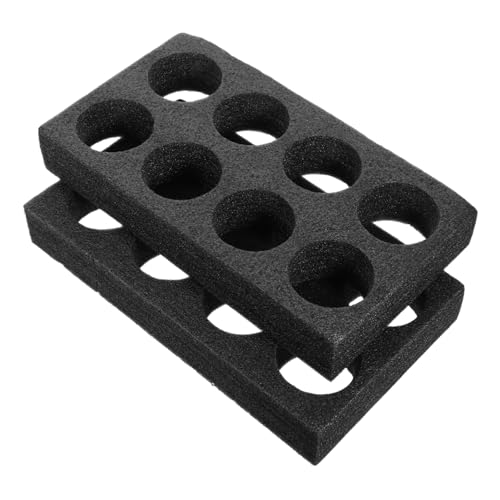 BUGUUYO 2pcs Foam Cup Holder Tray for Takeout Drinks Shock Absorbing Beverage Carrier Milk Tea Packing Tool for Restaurants and Outdoor Use