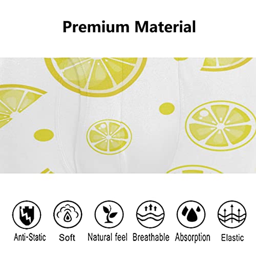 Bóxer para hombre elástico transpirable con estampado original de frutas 5