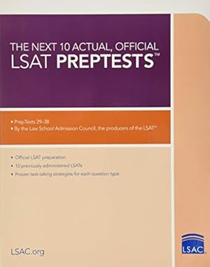 The Next 10 Actual, Official LSAT PrepTests (Lsat Series)