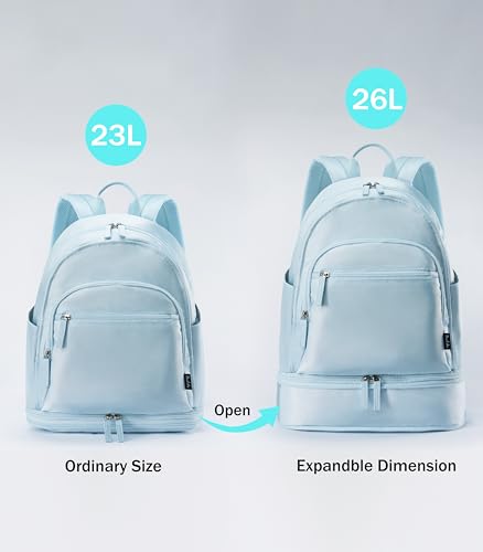 Image of Uselike Gym Backpack for Women Men, Lightweight Gym Bag with Shoe Compartment, Waterproof Workout Backpack with Wet Pocket