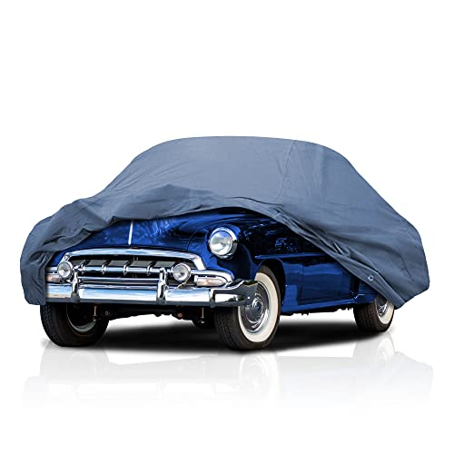 DaShield Ultimum Series Car Cover for Ford Custom Deluxe 1949 1950 1951 Upgraded Fabric Semi-Custom Fit, Full Coverage, All Weather Protection from Dust, Sun, Snow, Rain