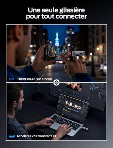 SSD Externe 1To MOVE SPEED : Plus de Mémoire Saturée sur iPhone et Android