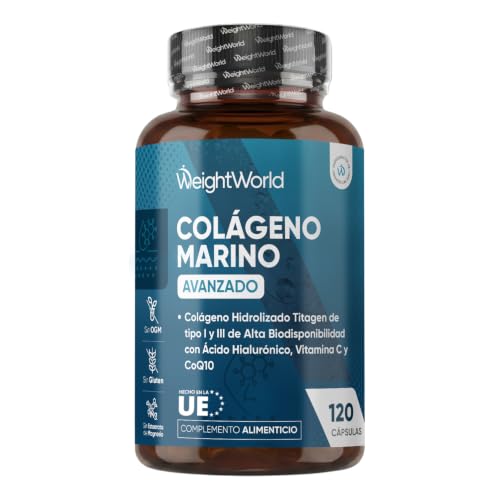 Colágeno Marino con Ácido Hialurónico, Vitamina C, Zinc y Coenzima Q10
