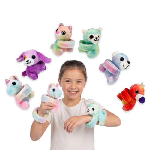Plushy Gushee Huggy Wraps Plush Animal Slap Bracelet (3 assorted) 4192-3