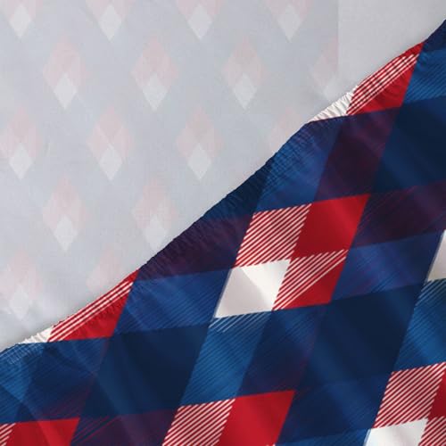 Drap housse microfibre 160x200 bleu foncé pour éliminer les plis du lit