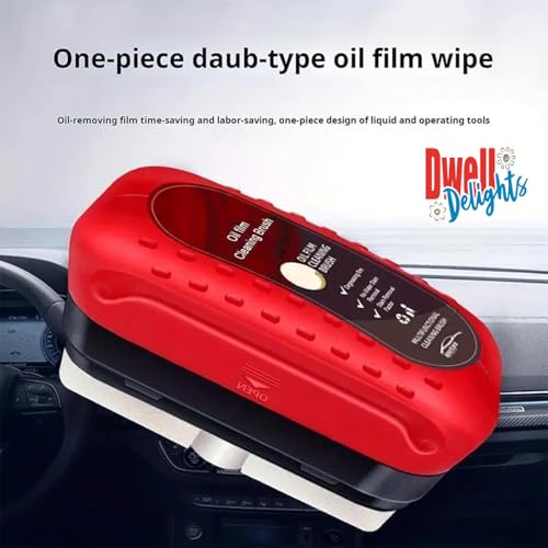 Image of Car Glass Oil Film | Automotive Cleaning Brush | Cleaning Brush | Dust Remover for CarWindow |Wind Glass Oil Film Cleaner (Pack of 2)