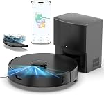 E10+ Robot Vacuum & Mop Combo Self Emptying with 8,000Pa, Robotic Vacuums Cleaner for Pet Hair, LiDAR Navigation, 75-Day Capacity, Carpet Detection, Anti-Tangle, 150-Min Runtime, for Floors, Carpet