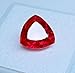 Certified Mozambique Blood Red Ruby 6 Ct Trillion Cut | Flawless Natural Loose Gemstone for Jewelry Making, Ring, Pendant, and Fashion Design