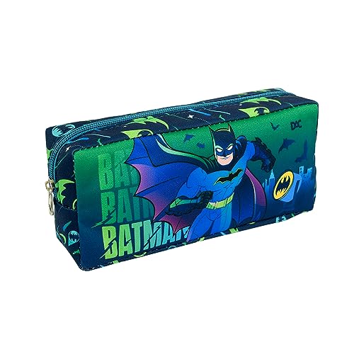 DAC Estojo em Tecido - Batman Estampado 19,5 cm x 8,5 cm x 5 cm