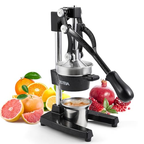 OSTBA Cast Iron Manual Juicer Hand Press, Commercial Grade Citrus