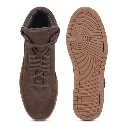 Image of Royal Enfield Mens Street ACE Sneakers Dark TAN EU 45 / UK 11