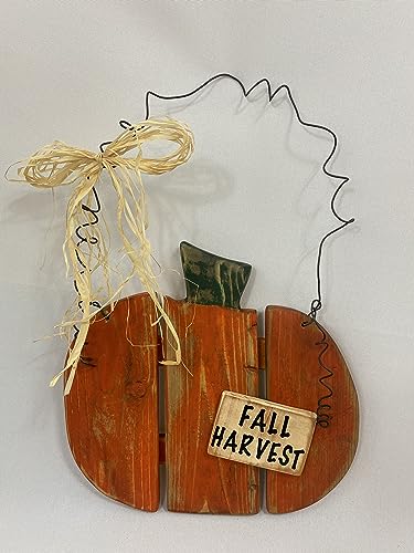 Rustic Pumpkin Fall Door Hanger