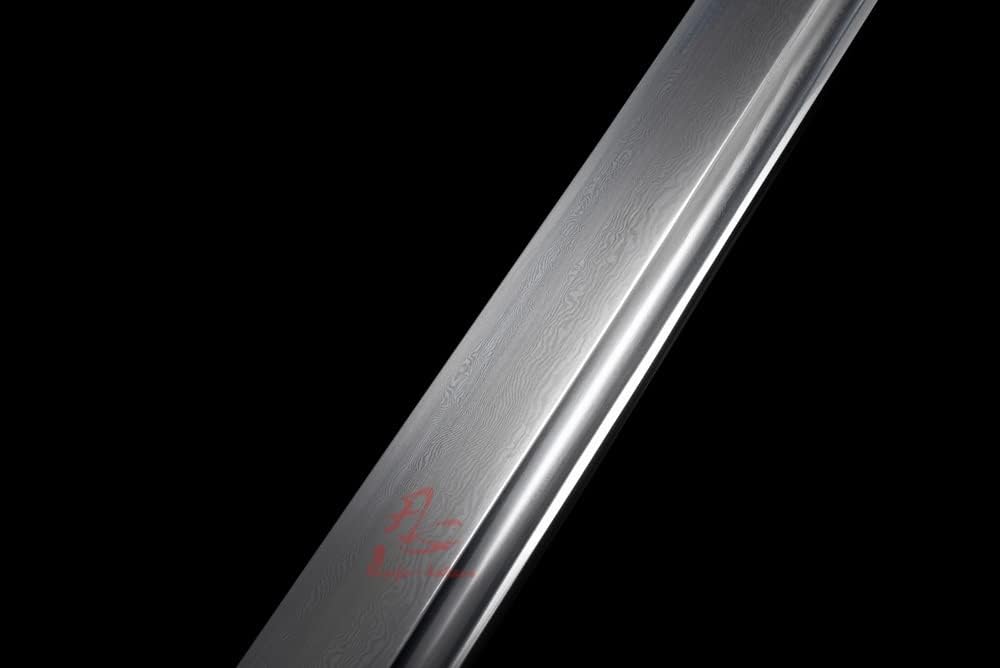 Handmade Samurai Sword 40.6 Battle Ready Hand Forged Shirasaya Ninja Katana Sword Sharp Blade Cut Bamboo (103)
