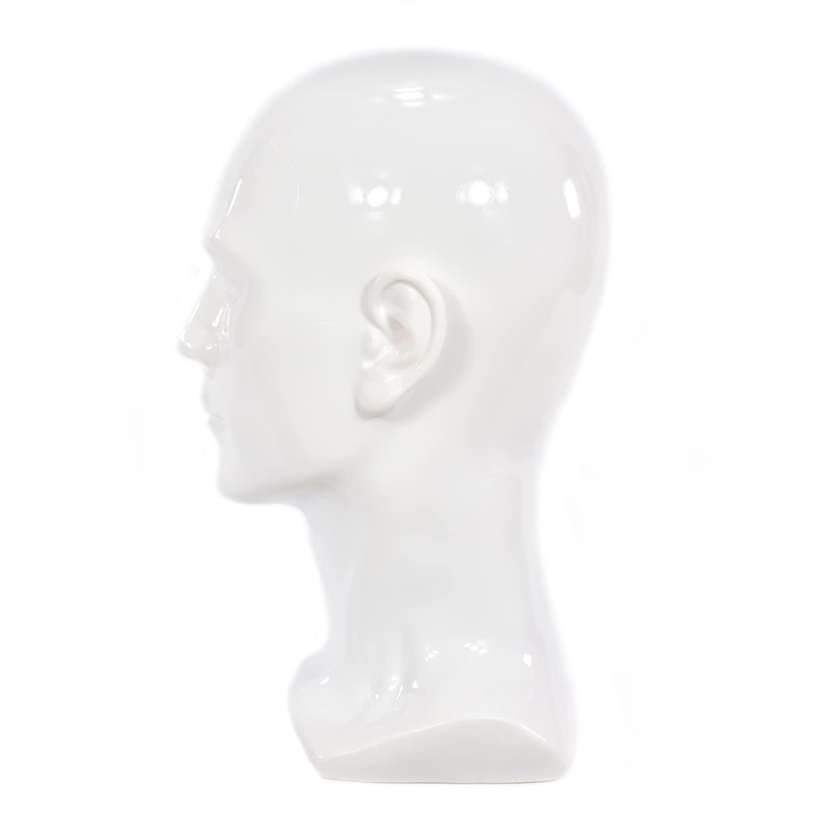 Tête de Mannequin en Plastique, tête d'homme, avec Perruque, réaliste, pour présentation de Chapeaux, Lunettes de Soleil... (30LB)