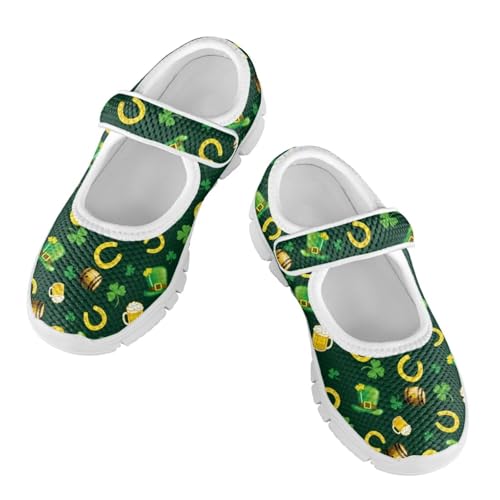 JoyLamoria St Patrick’s Day Toddler Shoes for Girls Slip on Tennis Walking Shoes Lightweight Flats Sneakers for Holiday Festival Girls2