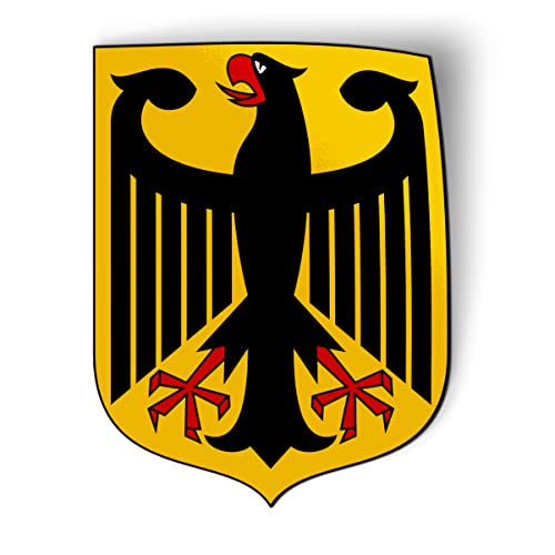 Imán Flexible Águila Alemana Escudo 5"