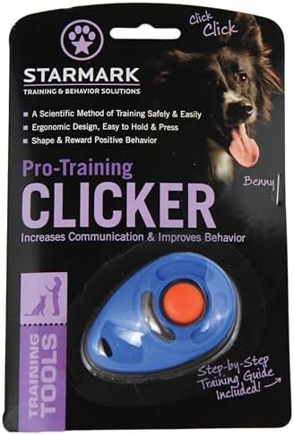 Starmark Pro-Training Clicker for Dogs — texture and fabric close-up