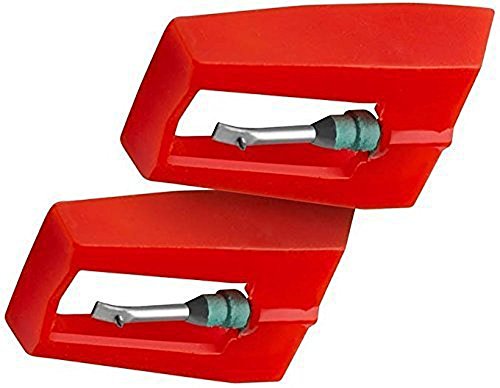 Renext Universal Diamond Replacement Stylus Needle for Turntables, 2 Pack