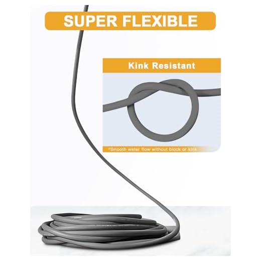 50FT Non-Marking Pressure Washer Hose 4800 PSI