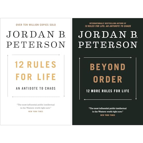 Jordan B. Peterson's Best Selling 2-Book Set (12 Rules for Life: an Antidote to Chaos & Beyond Order: 12 More Rules for Life)