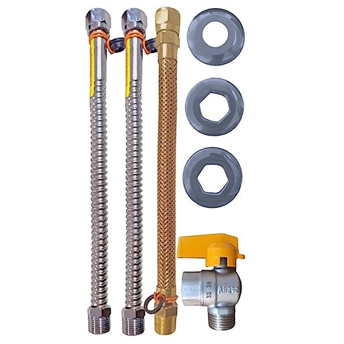 Aquecedor de Água A Gás Rinnai E21 GLP 21 litros Com kit Flexiveis