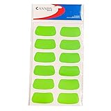 Cannon Sports Under Eye Black Stickers for Football, Baseball, & Lacrosse - Youth & Adults (Green)
