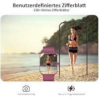 Blackview Smartwatch Damen Herren mit Telefonfunktion(Anrufe tätigen/empfangen)/Message Reminder, Sportuhr mit 100+Sportmodi, Fitnessuhr,Puls-Schlaf-Monitor, Schrittzähler, Smart Watch für Android iOS – Ansicht 3