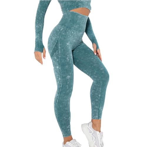 Pantalones de yoga opacos que no se bajan gracias a su cinturón ancho elástico