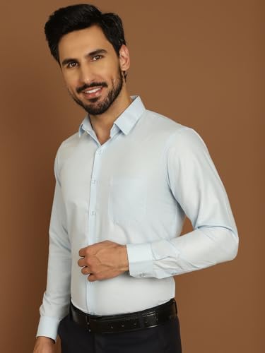 Image of Indian Needle Men's Solid Regular Fit Shirt